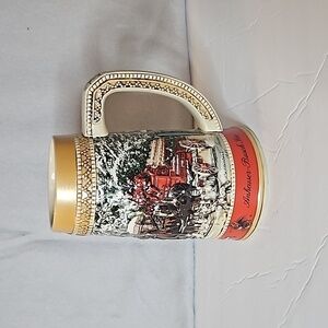 1987 Anheuser Busch Budweiser Stein Beer Mug Bud Clydesdale "C" Series Vintage